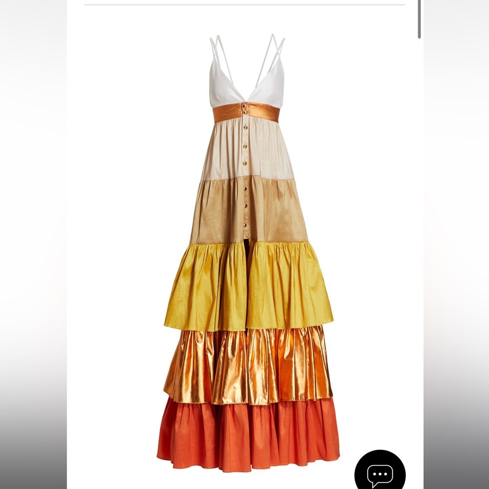 LIKE NEW! Kimberly Goodson Tiered Ombré Maxi Dress
